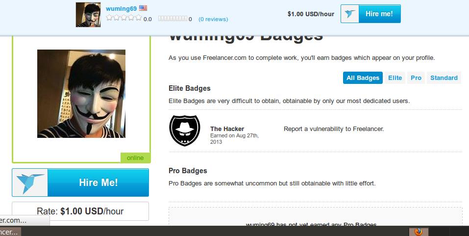 freelancer.com badge