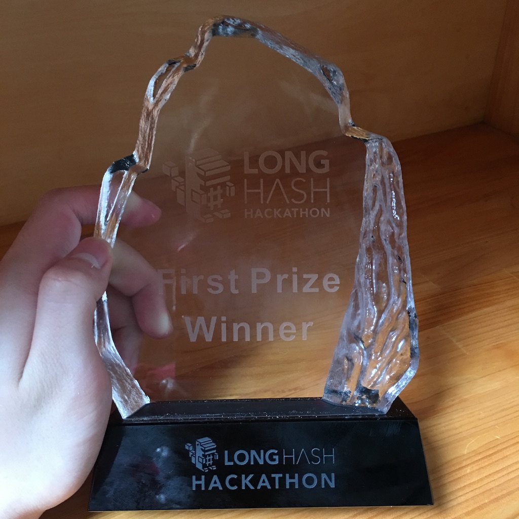 First Prize at LongHash Hackathon