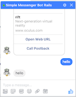 Facebook Message Bot Template for Rails